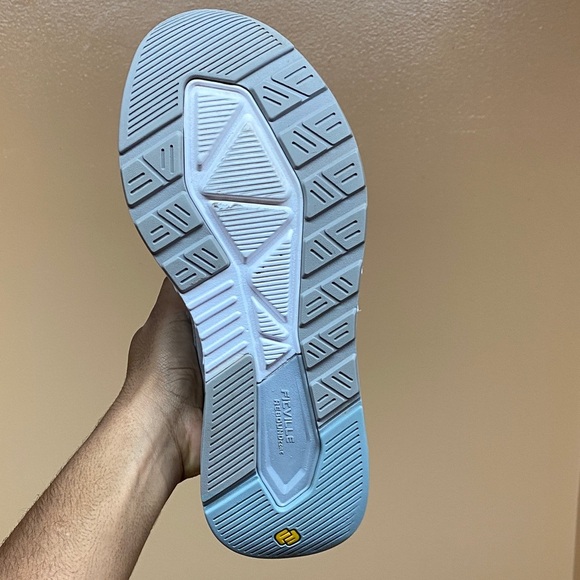Fitville Rebound Core V1 Walking Sneakers “Sandy Gray Yellow White” Size 8.5EW - Picture 15 of 16